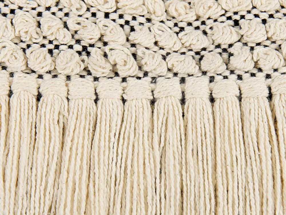 Tekstiilit<Beliani Koristetyyny Puuvilla Beige 45 X 45 Cm Iresine