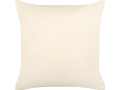New Beliani Koristetyyny Puuvilla Beige/Sininen 45 X 45 Cm Rivina
