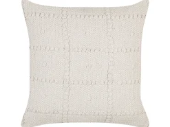 Fashion Beliani Koristetyyny Puuvilla Beige 45 X 45 Cm 2 Kpl Ixora