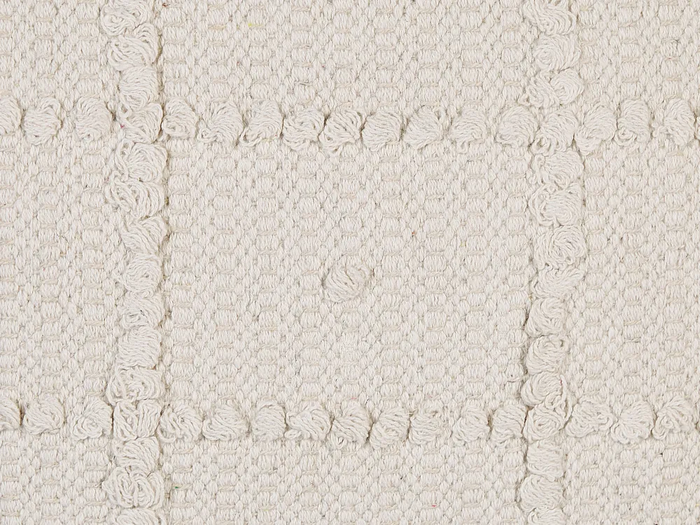 Fashion Beliani Koristetyyny Puuvilla Beige 45 X 45 Cm 2 Kpl Ixora