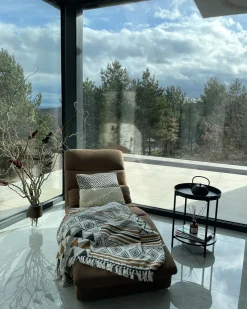 Store Beliani Koristetyyny Puuvilla Beige/Musta 45 X 45 Cm Calanthe