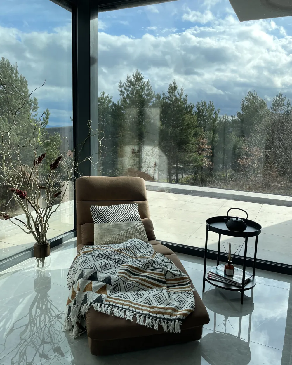 Store Beliani Koristetyyny Puuvilla Beige/Musta 45 X 45 Cm Calanthe