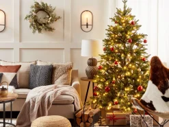 New Beliani Koristetyyny Puuvilla Harmaa Kohokuvioitu 45 X 45 Cm Konni