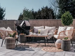 Tekstiilit<Beliani Koristetyyny Puuvilla Harmaa Makramee 30 X 45 Cm 2 Kpl Kirikkale