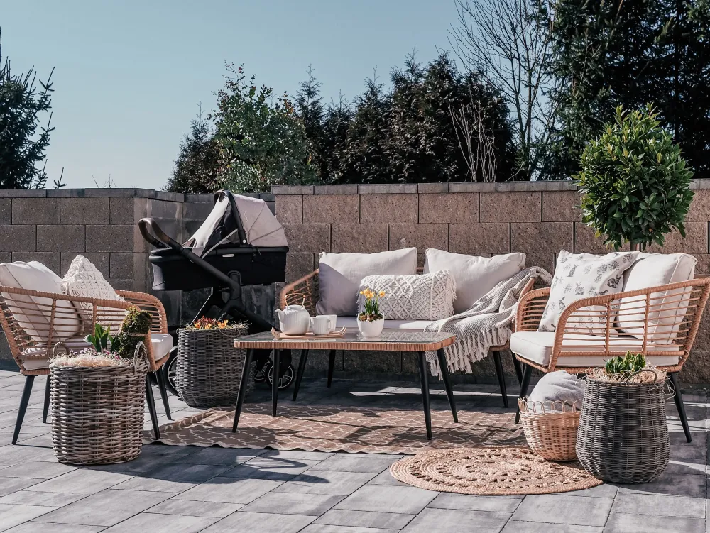 Tekstiilit<Beliani Koristetyyny Puuvilla Harmaa Makramee 30 X 45 Cm 2 Kpl Kirikkale