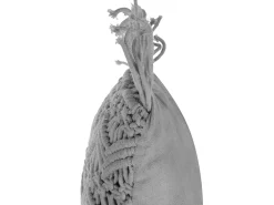 Tekstiilit<Beliani Koristetyyny Puuvilla Harmaa Makramee 30 X 45 Cm 2 Kpl Kirikkale