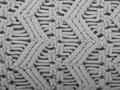 Tekstiilit<Beliani Koristetyyny Puuvilla Harmaa Makramee 30 X 45 Cm 2 Kpl Kirikkale