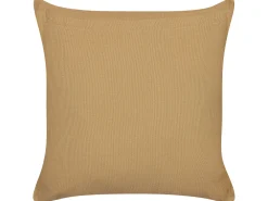 Discount Beliani Koristetyyny Puuvilla Hiekanruskea/Valkoinen 45 X 45 Cm Banyan