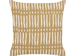 Tekstiilit<Beliani Koristetyyny Puuvilla Hiekanruskea/Valkoinen 45 X 45 Cm 2 Kpl Salix