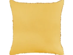 Shop Beliani Koristetyyny Puuvilla Keltainen 45 X 45 Cm 2 Kpl Rhoeo