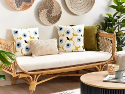 Flash Sale Beliani Koristetyyny Puuvilla Kirjailtu Monivarinen 45 X 45 Cm 2 Kpl Spruce