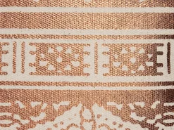 Tekstiilit<Beliani Koristetyyny Puuvilla Kupari Geometrinen Kuvio 50 X 50 Cm Oujda