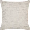Tekstiilit<Beliani Koristetyyny Puuvilla Luonnonvalkoinen 45 X 45 Cm Catalpa