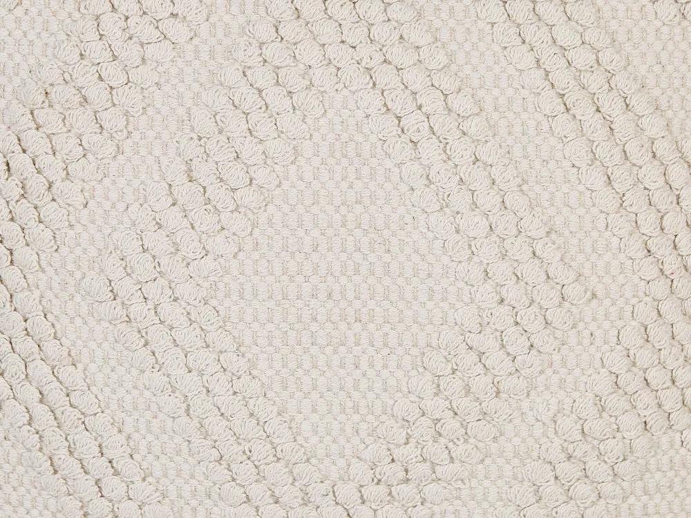 Tekstiilit<Beliani Koristetyyny Puuvilla Luonnonvalkoinen 45 X 45 Cm Catalpa