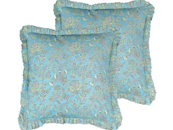 Best Beliani Koristetyyny Puuvilla Monivarinen 45 X 45 Cm 2 Kpl Amoena