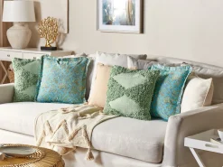 Best Beliani Koristetyyny Puuvilla Monivarinen 45 X 45 Cm 2 Kpl Amoena