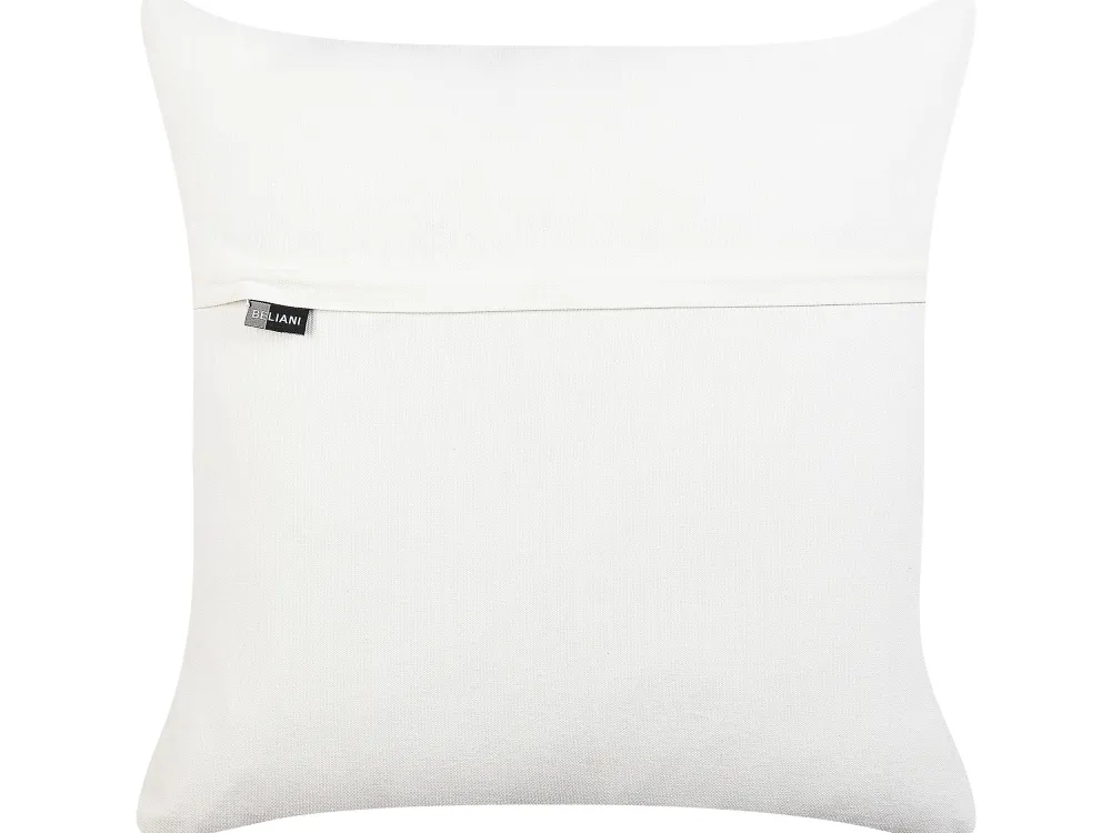 Store Beliani Koristetyyny Puuvilla Monivarinen Kirjailtu 50 X 50 Cm Serampore