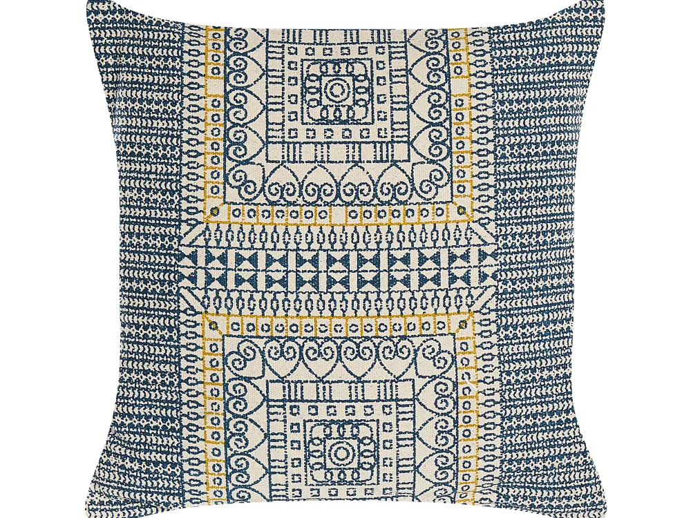 Tekstiilit<Beliani Koristetyyny Puuvilla Monivarinen Geometrinen Kuvio 50 X 50 Cm 2 Kpl Sidi