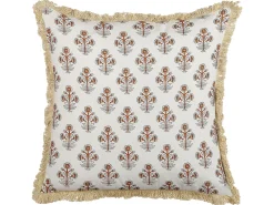 Fashion Beliani Koristetyyny Puuvilla Monivarinen 45 X 45 Cm Omorika