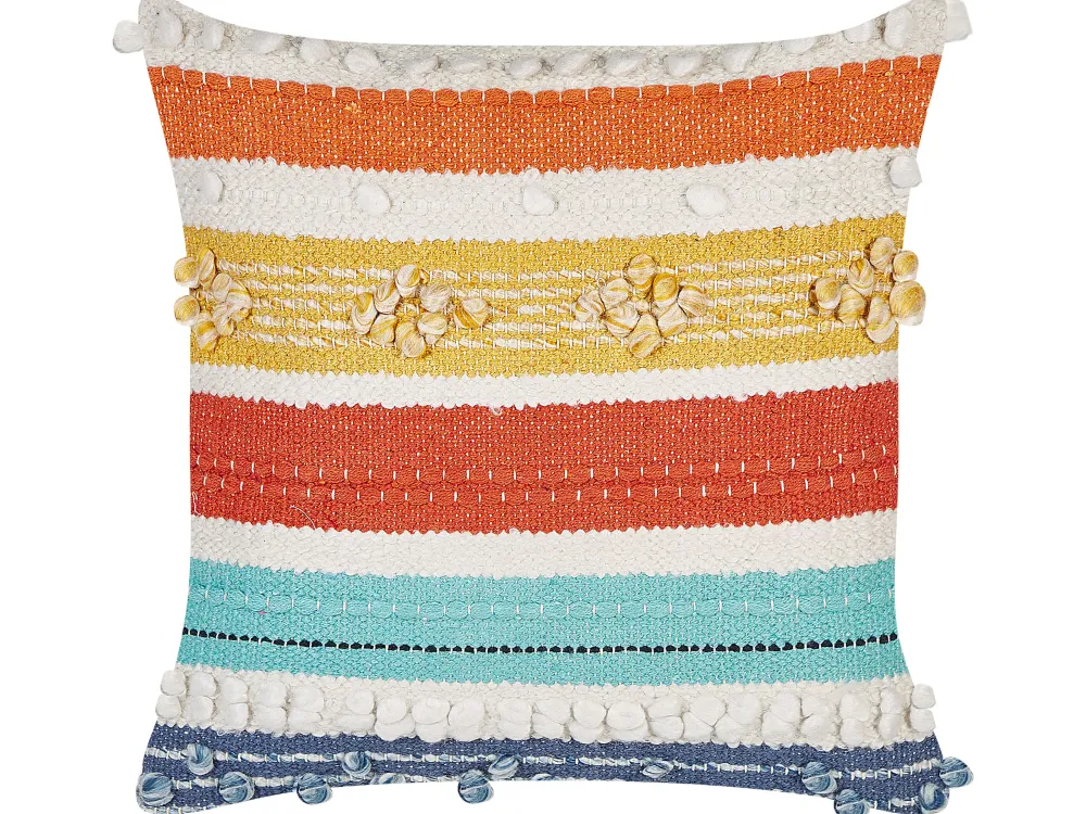 Hot Beliani Koristetyyny Puuvilla Monivarinen 45 X 45 Cm 2 Kpl Dicliptera