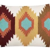 Tekstiilit<Beliani Koristetyyny Puuvilla Monivarinen Kirjailtu 40 X 60 Cm Danapur