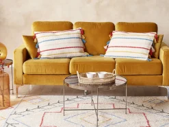 Outlet Beliani Koristetyyny Puuvilla Monivarinen 40 X 60 Cm Agave