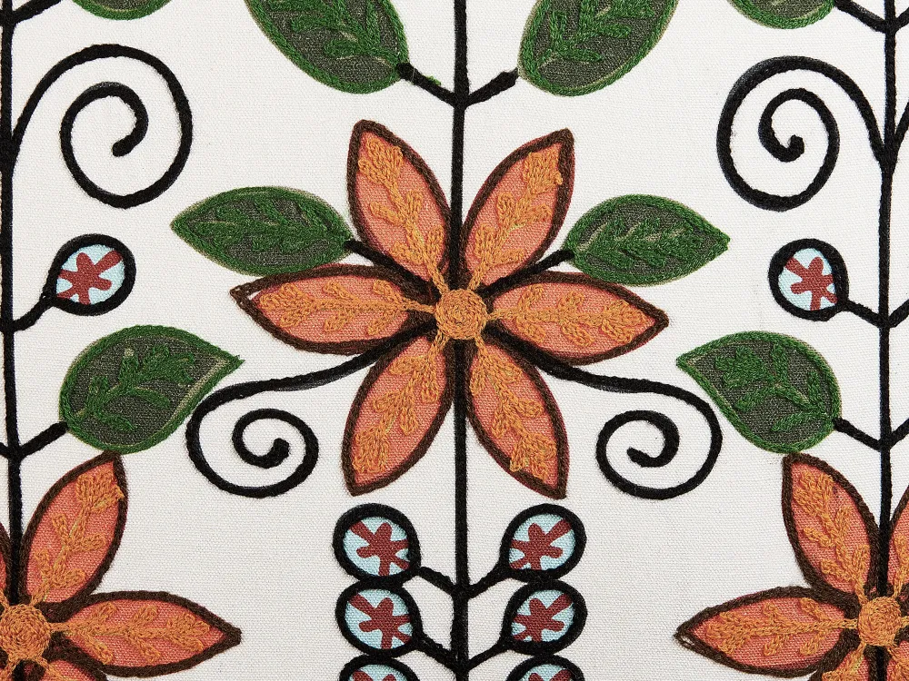 Tekstiilit<Beliani Koristetyyny Puuvilla Monivarinen Kirjailtu 50 X 50 Cm 2 Kpl Vellore