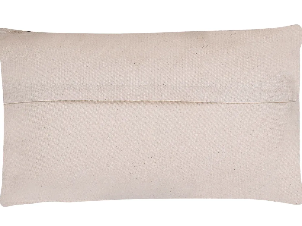 Tekstiilit<Beliani Koristetyyny Puuvilla Musta Tuftattu 30 X 50 Cm 2 Kpl Viburnum