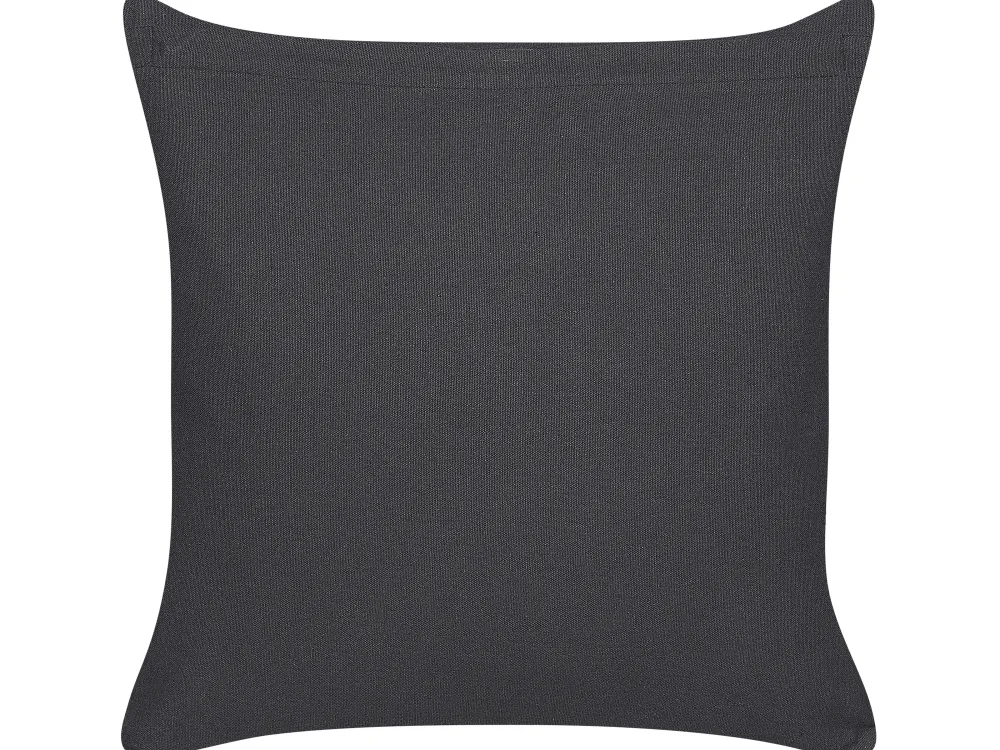 Tekstiilit<Beliani Koristetyyny Puuvilla Musta/Valkoinen 45 X 45 Cm Benzoin