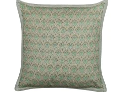 Tekstiilit<Beliani Koristetyyny Puuvilla Oliivinvihrea 45 X 45 Cm 2 Kpl Pictus