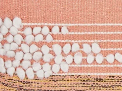 Best Beliani Koristetyyny Puuvilla Oranssi 45 X 45 Cm 2 Kpl Deutzia