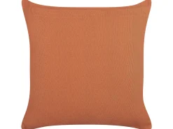 Flash Sale Beliani Koristetyyny Puuvilla Oranssi/Valkoinen 45 X 45 Cm Vitis