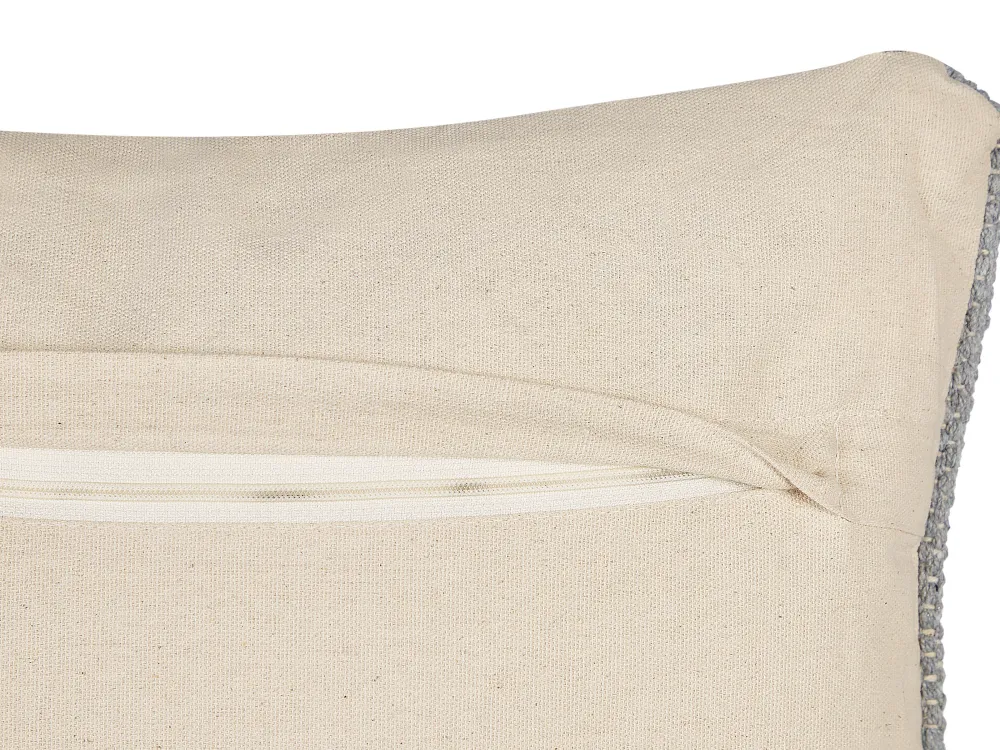 Flash Sale Beliani Koristetyyny Puuvilla Oranssi/Valkoinen 30 X 50 Cm Inula