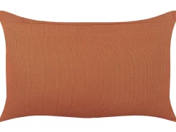 Discount Beliani Koristetyyny Puuvilla Oranssi 35 X 55 Cm 2 Kpl Albium