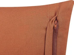 Discount Beliani Koristetyyny Puuvilla Oranssi 35 X 55 Cm 2 Kpl Albium