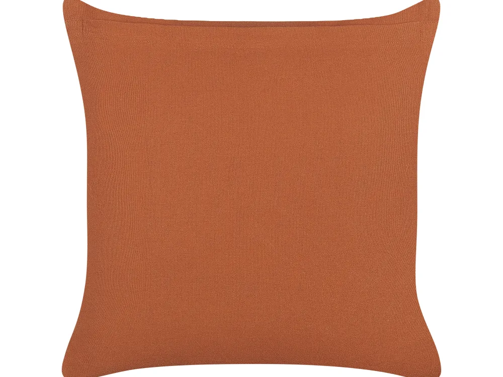 Tekstiilit<Beliani Koristetyyny Puuvilla Oranssi Tuftattu 45 X 45 Cm Lewisia