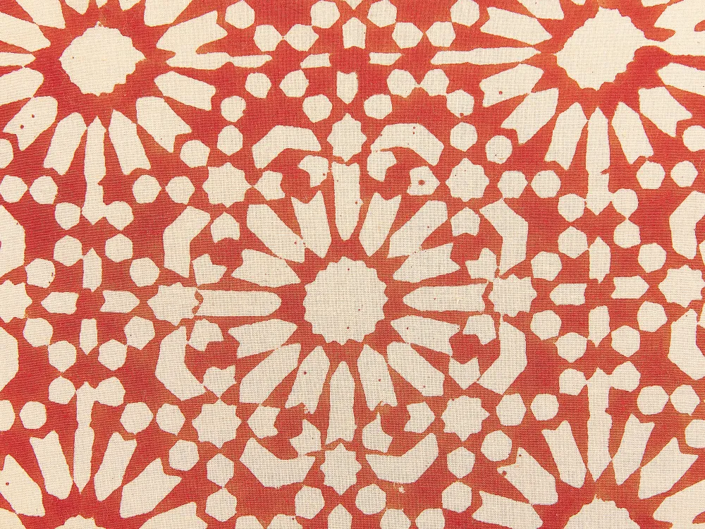 Hot Beliani Koristetyyny Puuvilla Punainen 45 X 45 Cm 2 Kpl Ceiba