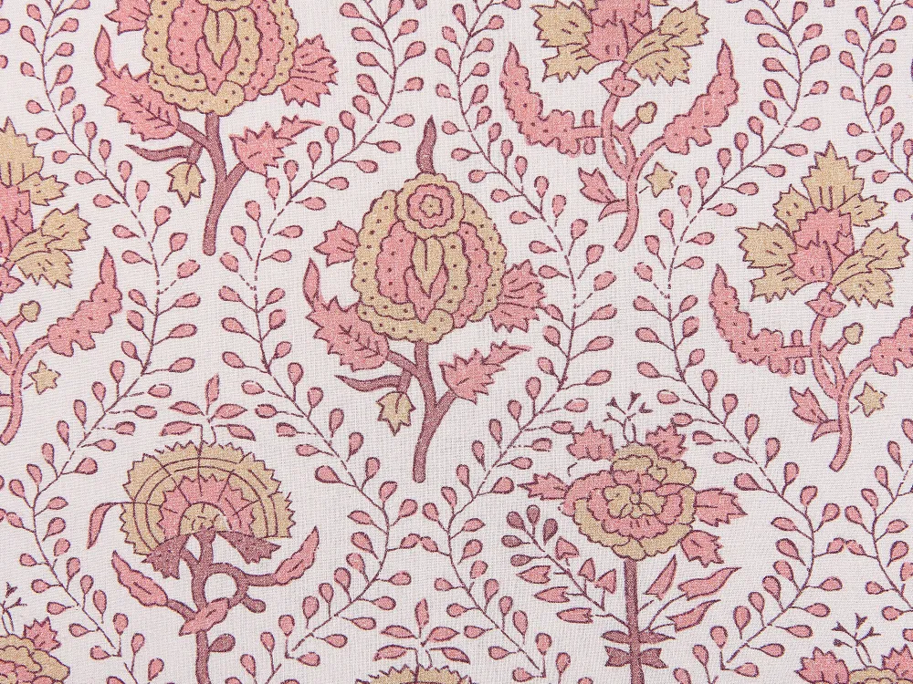 Tekstiilit<Beliani Koristetyyny Puuvilla Punainen/Valkoinen 45 X 45 Cm 2 Kpl Picea