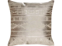 Best Sale Beliani Koristetyyny Puuvilla Ruusukulta Geometrinen Kuvio 50 X 50 Cm Oujda