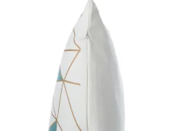 Tekstiilit<Beliani Koristetyyny Puuvilla Sininen 45 X 45 Cm 2 Kpl Clarkia