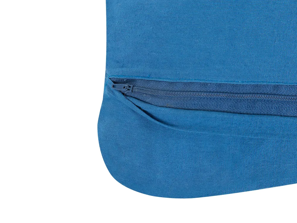 Tekstiilit<Beliani Koristetyyny Puuvilla Sininen Makramee 45 X 45 Cm Karatas