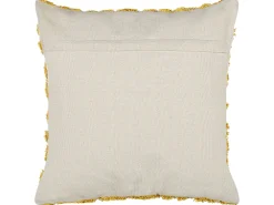 Tekstiilit<Beliani Koristetyyny Puuvilla Sinapinkeltainen 45 X 45 Cm Alcea