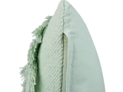 Lastenhuone<Beliani Koristetyyny Puuvilla Vaaleanvihrea 45 X 45 Cm 2 Kpl Bacopa