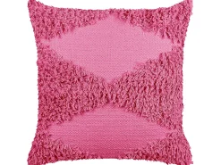 Tekstiilit<Beliani Koristetyyny Puuvilla Vaaleanpunainen 45 X 45 Cm 2 Kpl Rhoeo