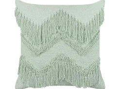 Tekstiilit<Beliani Koristetyyny Puuvilla Vaaleanvihrea 45 X 45 Cm Bacopa