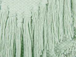 Tekstiilit<Beliani Koristetyyny Puuvilla Vaaleanvihrea 45 X 45 Cm Bacopa