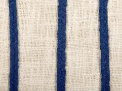 Flash Sale Beliani Koristetyyny Puuvilla Vaalea Beige/Laivastonsininen 45 X 45 Cm 2 Kpl Pleione