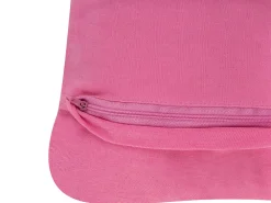 Tekstiilit<Beliani Koristetyyny Puuvilla Vaaleanpunainen Makramee 30 X 50 Cm 2 Kpl Kiris