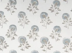 Clearance Beliani Koristetyyny Puuvilla Valkoinen/Sininen 45 X 45 Cm 2 Kpl Cornus