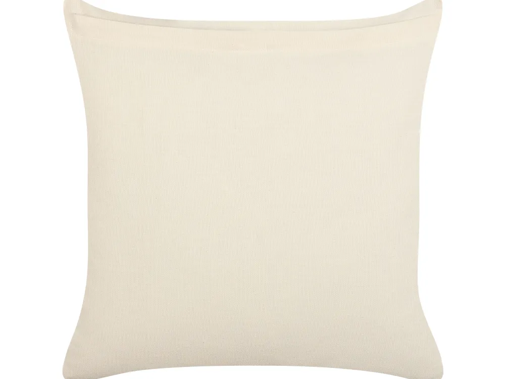 Tekstiilit<Beliani Koristetyyny Puuvilla Valkoinen/Musta 45 X 45 Cm Myrica